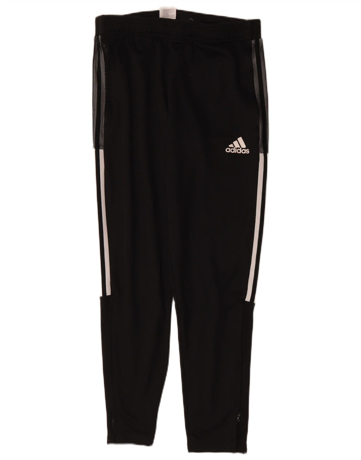 Adidas Pantalon de survêtement pour homme Noir moyen Polyester Sports