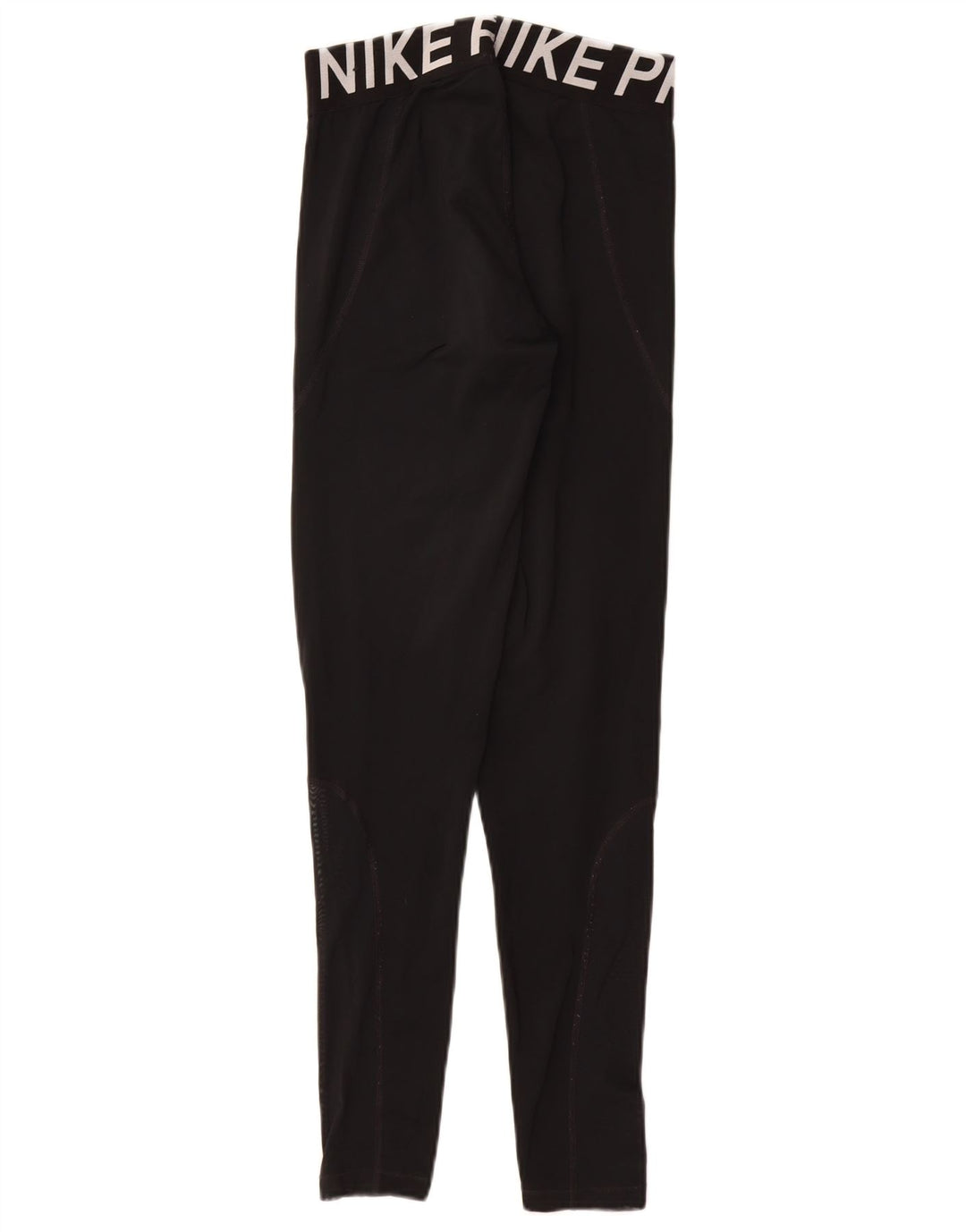 NIKE Legging graphique Dri Fit pour femme UK 12 Polyester noir moyen