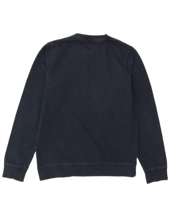 DICKIES Pull Sweat Graphique Homme Bleu Marine Moyen Coton