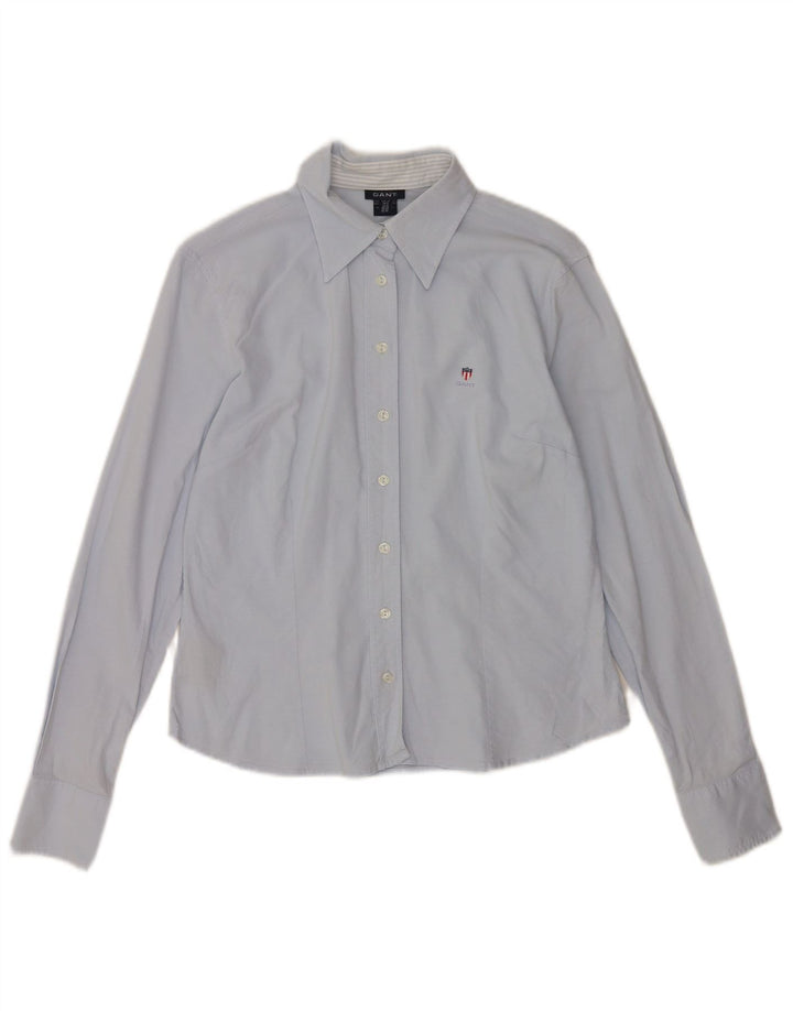 Gant Chemise Femme UK 12 Bleu Moyen Coton