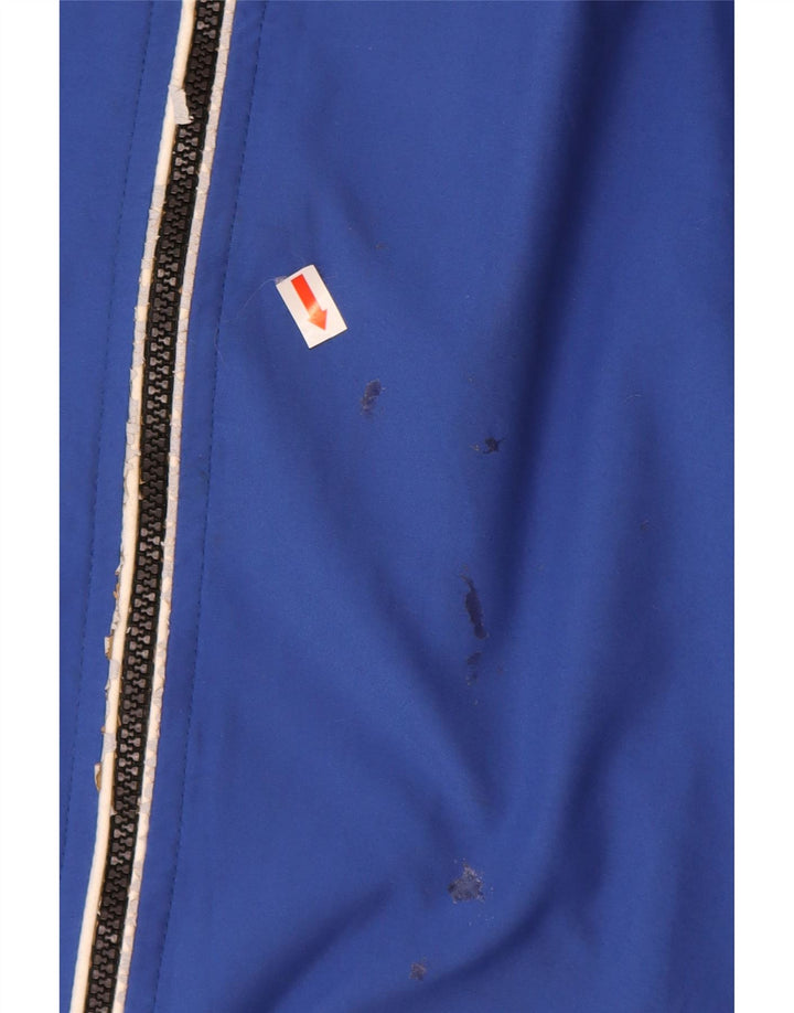 ASICS Veste de survêtement pour homme XL Bleu Colorblock Polyester