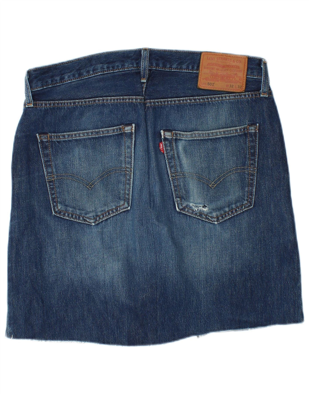 LEVI'S Jupe en Jean 501 Femme W32 Grand Bleu Coton