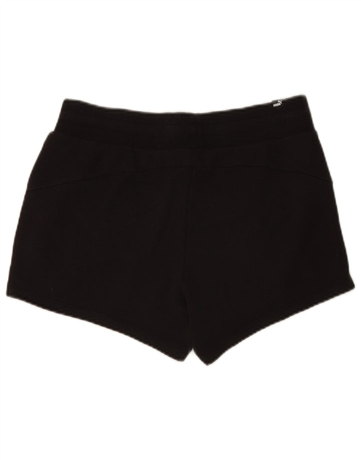 Puma Short de sport pour femme UK 12 Medium Noir Coton