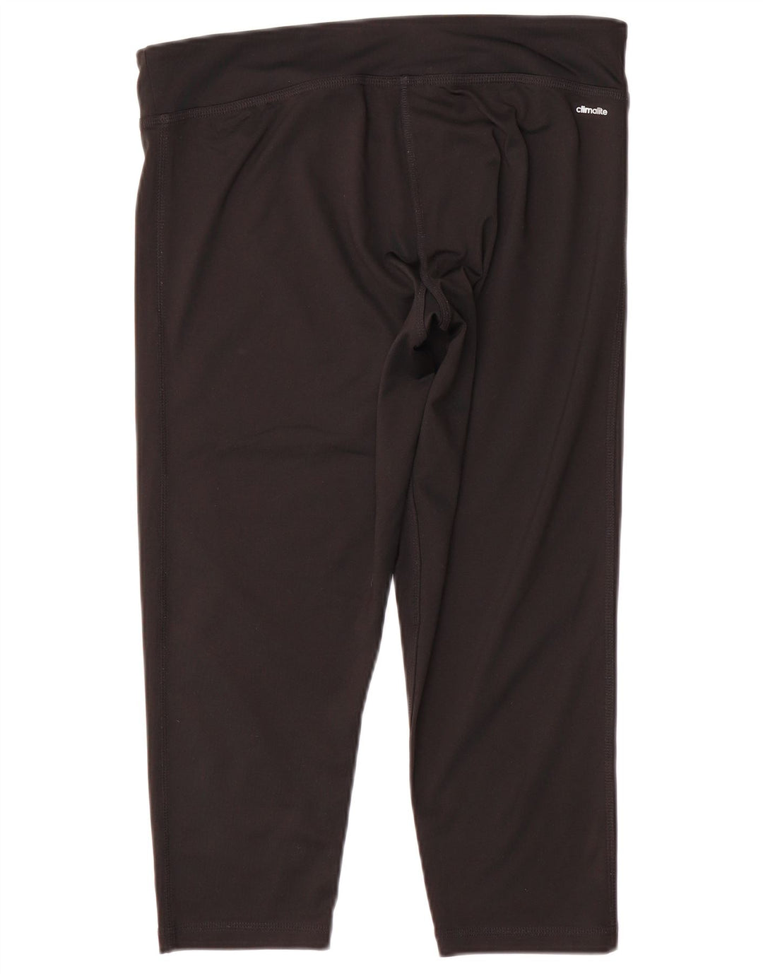Adidas Climalite Capri Leggings UK 16/18 Large Noir Polyester