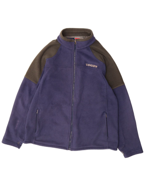 TOG 24 Veste Polaire Homme UK 44 2XL Bleu Colorblock Polyester