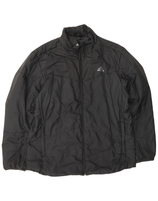 ADIDAS Veste matelassée homme UK 42 XL Noir Polyester