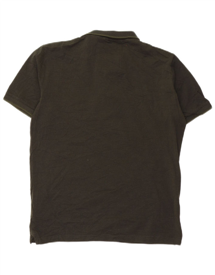 SUPERDRY Polo Homme Large Vert Coton