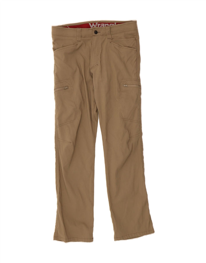 WRANGLER Womens Straight Cargo Trousers W32 L30 Beige Nylon Vintage Wrangler and Second-Hand Wrangler from Messina Hembry 
