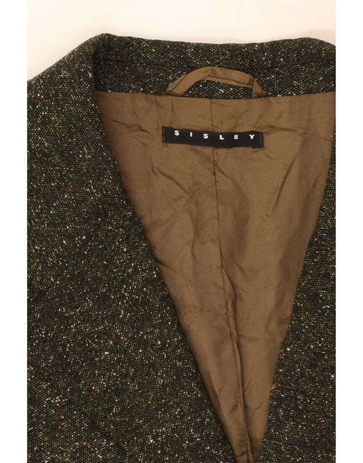 Sisley Veste blazer à 3 boutons pour homme UK 38 Gris moyen