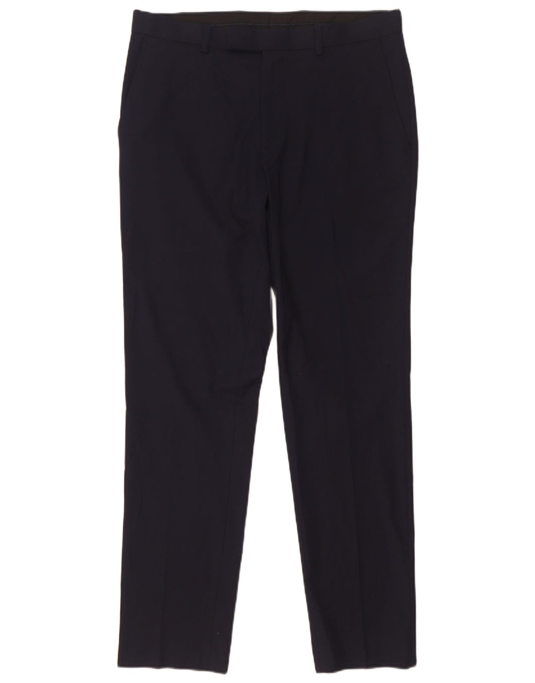 Marks & Spencer Pantalon de costume coupe slim pour homme W32 L31 Bleu marine Polyester