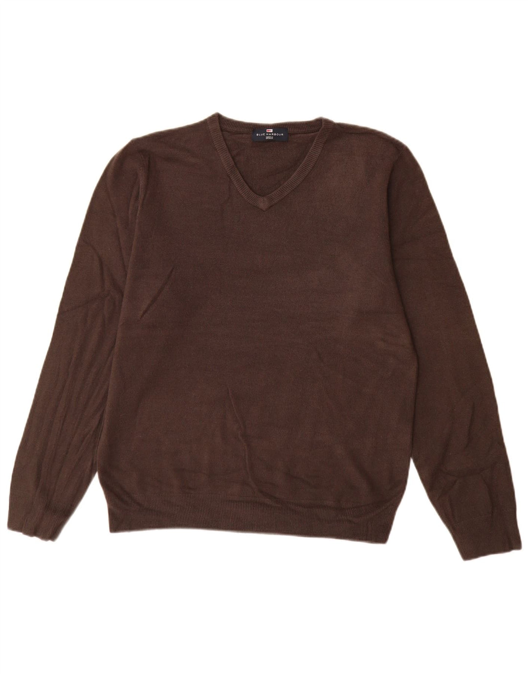 Marks & Spencer Pull Blue Harbor Col V Homme Gris Moyen Acrylique