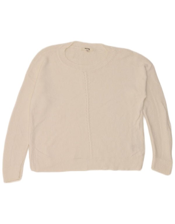 Pull White Stuff à col bateau pour femme UK 12, coton moyen