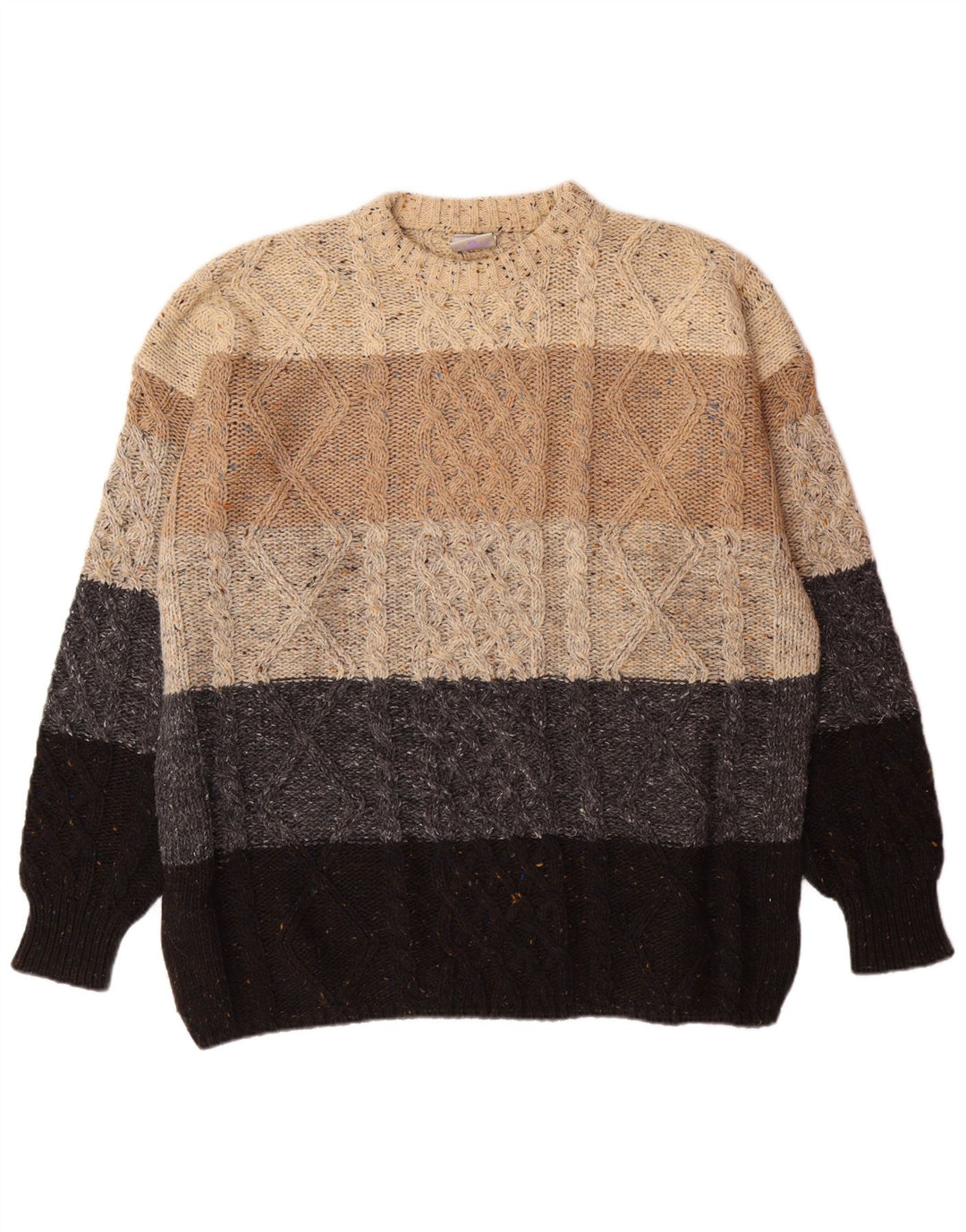 NEW FAST Pull à col rond pour homme 2XL Multicolore Colourblock