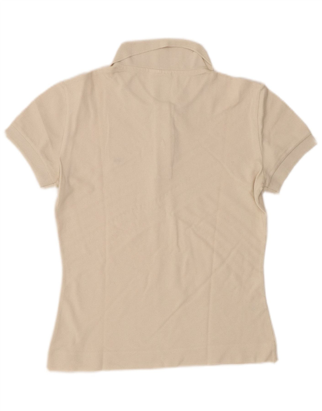LACOSTE Polo Femme Taille 38 Coton Blanc Moyen