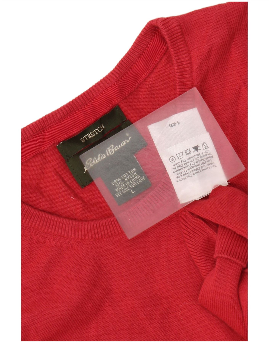 Eddie Bauer Débardeur pour femme UK 14 Grand coton rouge