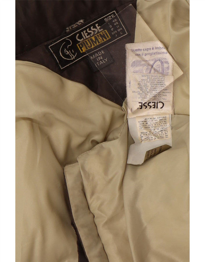 Ciesse Piumini Veste matelassée coupe ample pour homme IT 48 Small Marron Coton