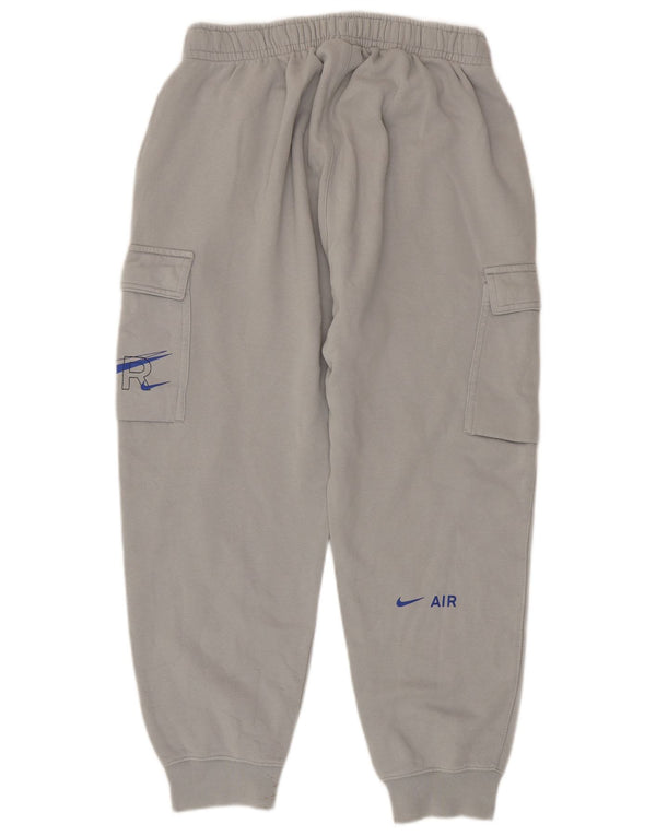Nike Pantalon de survêtement court cargo en coton gris moyen pour homme