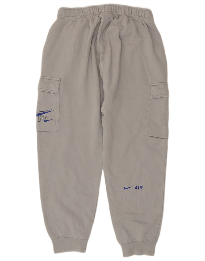 Nike Pantalon de survêtement court cargo en coton gris moyen pour homme