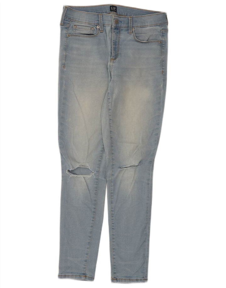 Gap Jean Skinny Regular Femme W28 L28 Bleu Coton