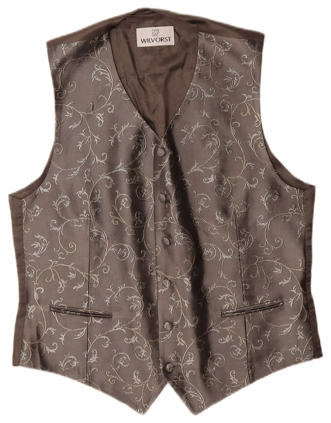Gilet pour homme Wilvorst Petit Gris Fleuri