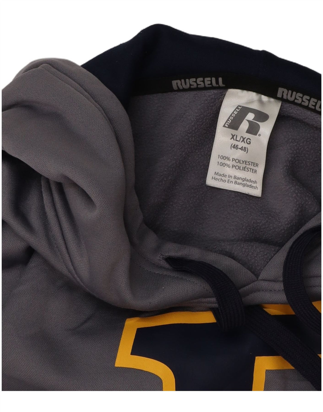 RUSSELL ATHLETIC Pull à capuche pour homme UK 46/48 XL Gris