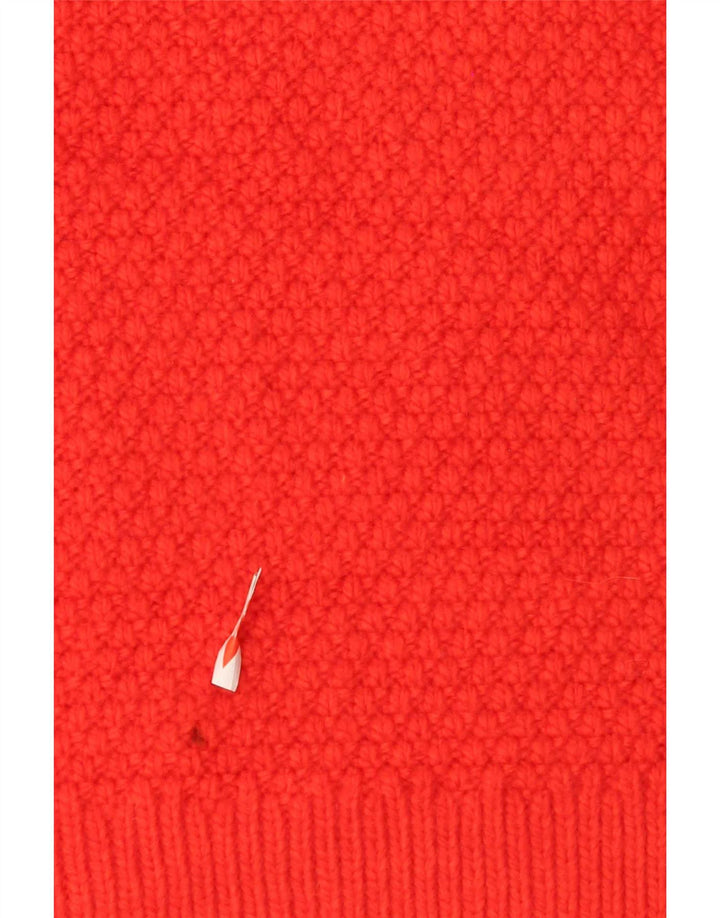 Marks & Spencer Pull surdimensionné à col roulé pour femme UK 16 Large Rouge