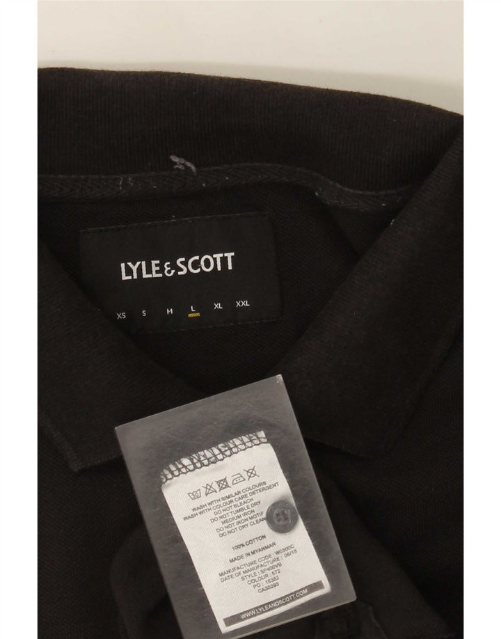 Lyle & Scott Polo Homme Grand Noir Coton