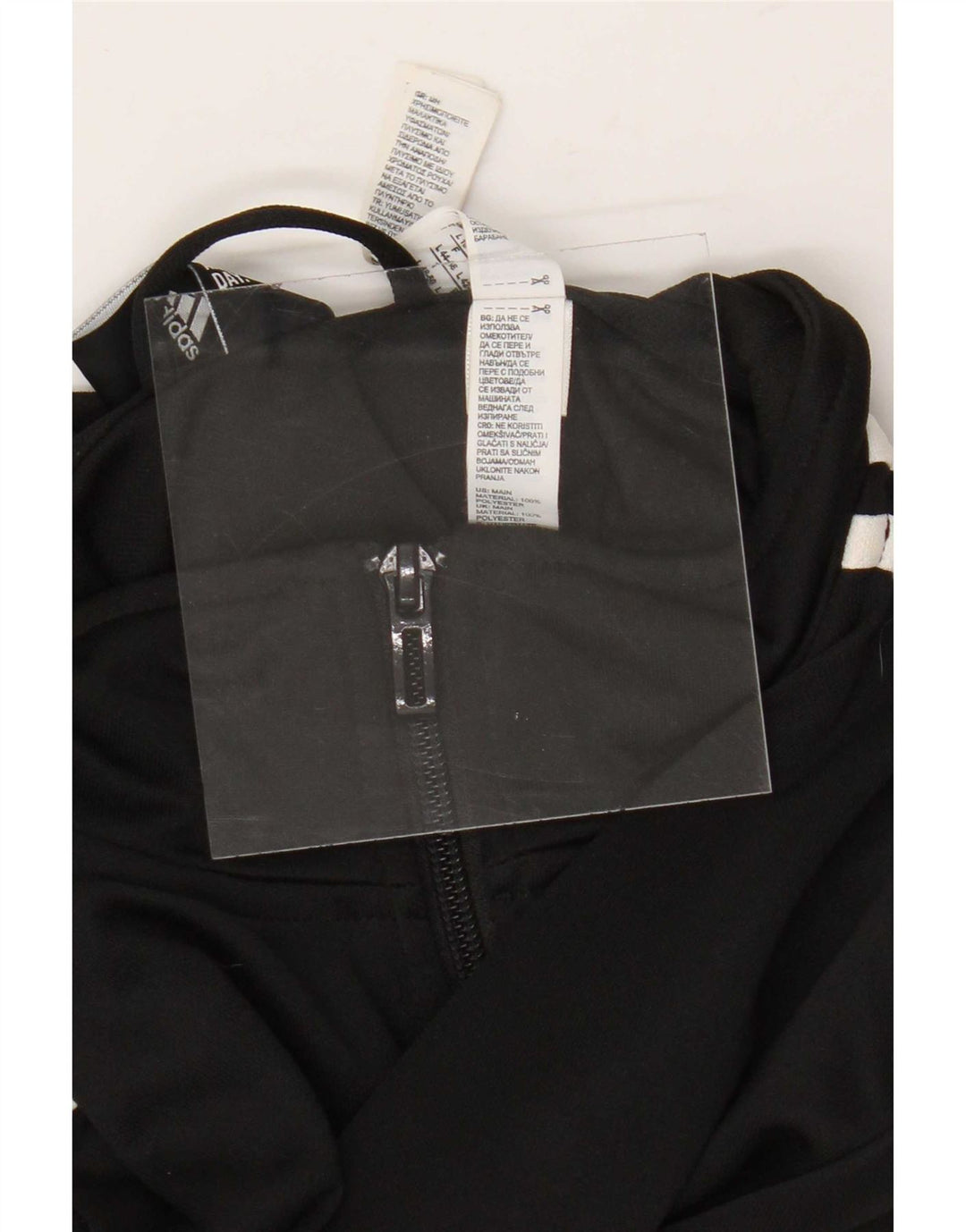 Adidas Veste de survêtement pour femme UK 16/18 Large Noir Polyester