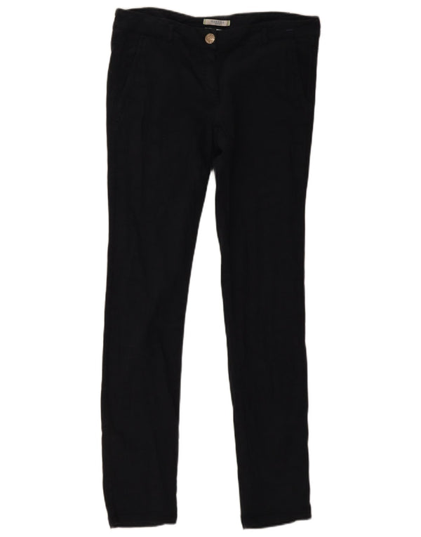 Marella Pantalon Chino Skinny Femme UK 14 Large W32 L32 Coton Noir