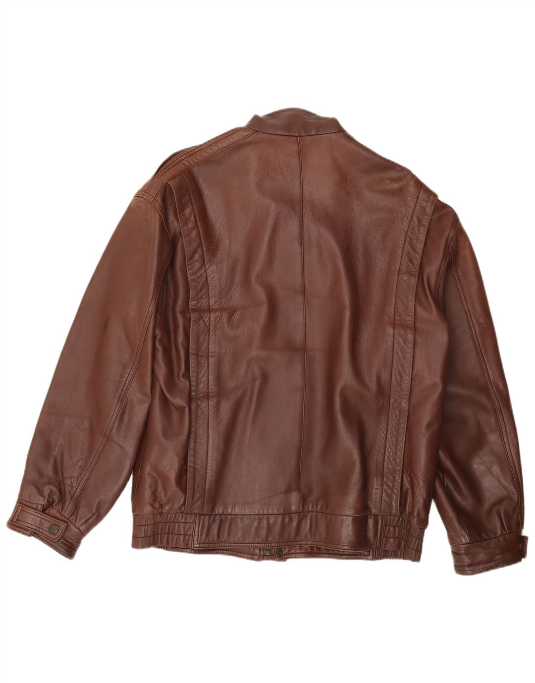 NOBLE Veste en cuir coupe ample pour homme EU 44 XS Cuir marron