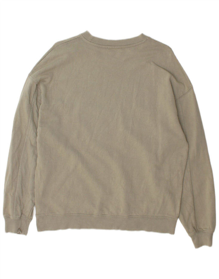 Zara Homme Sweatshirt Jumper Moyen Kaki Coton