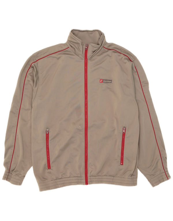 Lotto Veste de survêtement pour homme UK 40/42 Large Gris Polyester