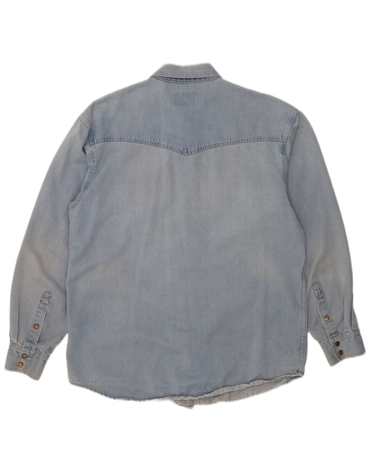 WRANGLER Chemise en Jean Homme Grand Bleu