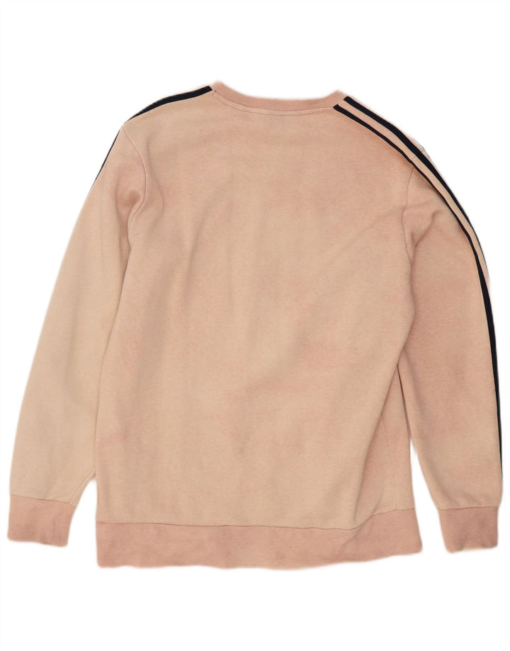 Adidas Sweat-shirt graphique coupe régulière pour homme, grand rose