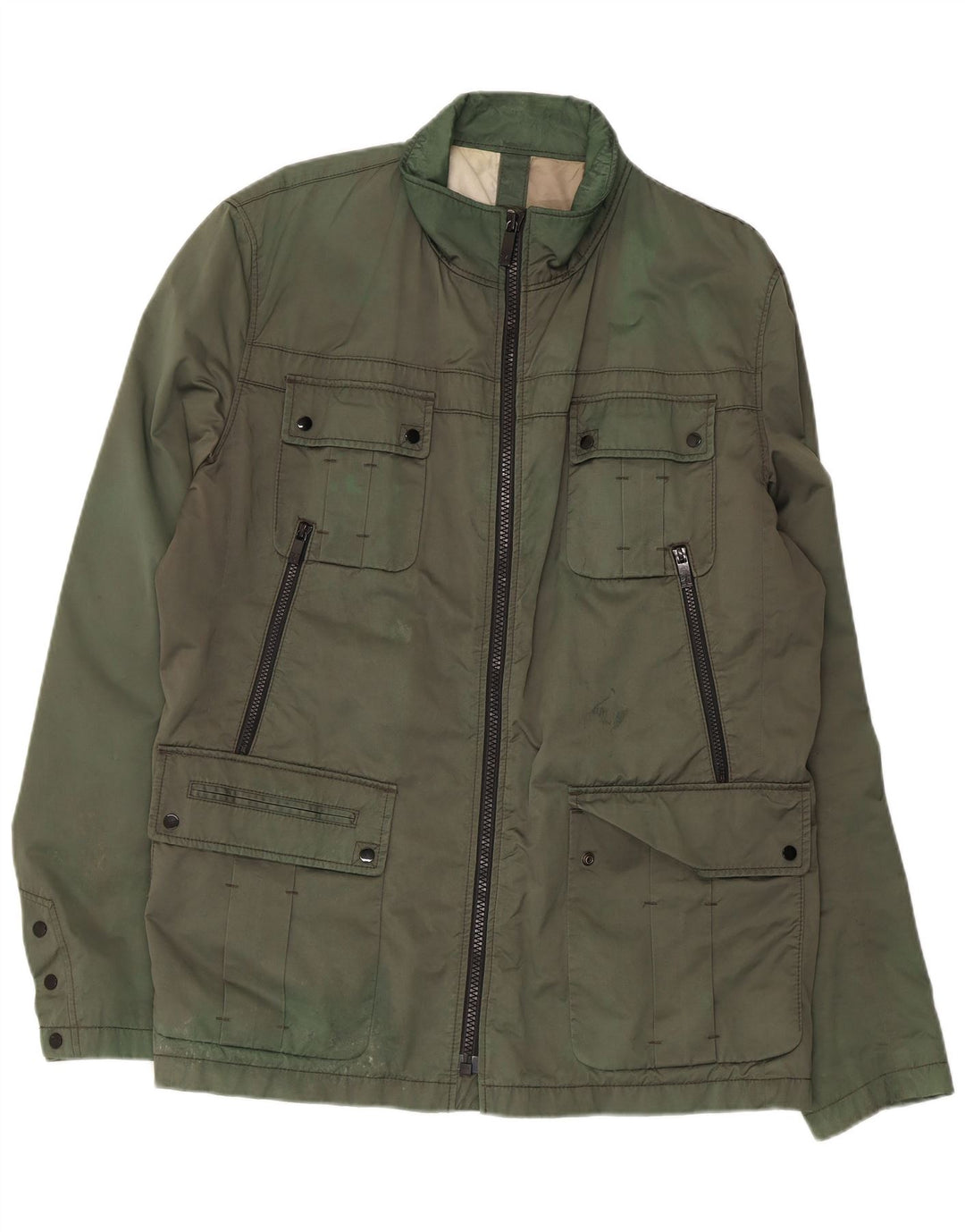 HUGO BOSS Veste Utility Homme EU 56 3XL Vert Polyamide
