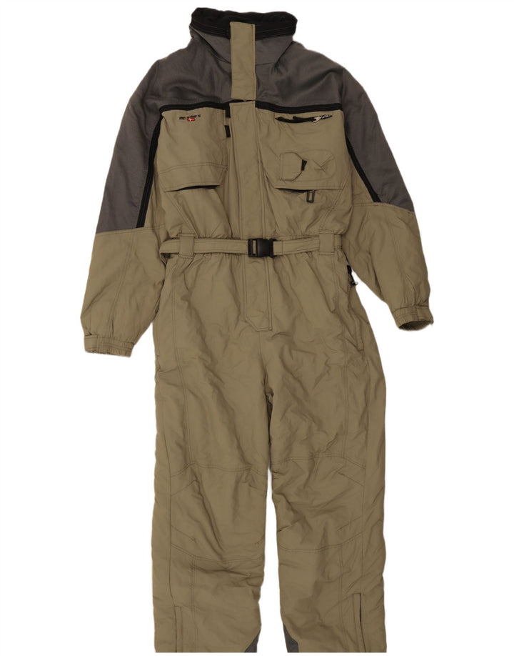 MC Kee's Combinaison de Ski Homme XL Kaki Colourblock