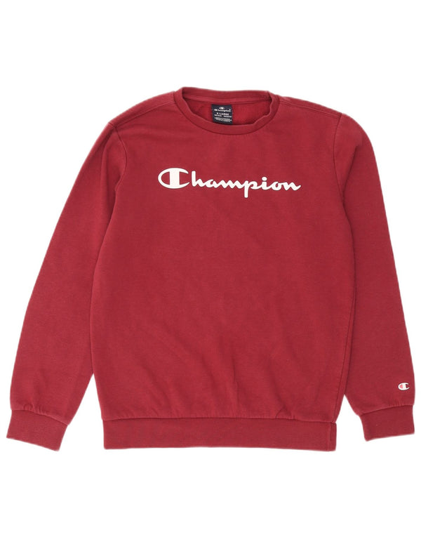 Champion Sweat-Shirt Graphique Garçon 13-14 Ans XL Bordeaux