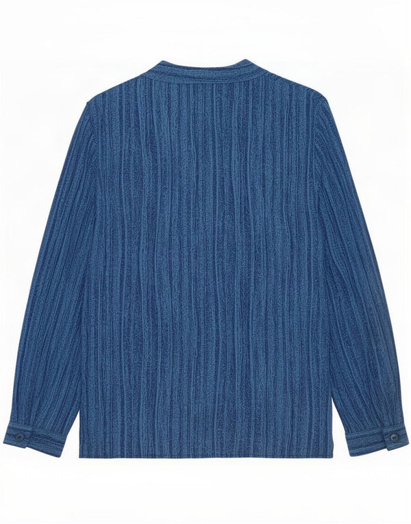 Pierre Cardin Chemisier Femme EU 44 XL Bleu Rayé