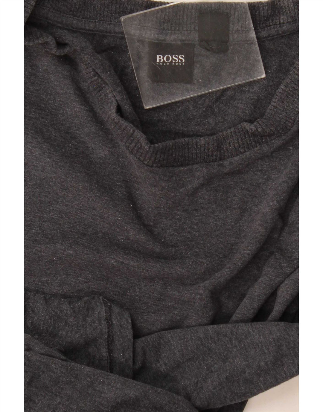 Hugo Boss Haut à manches longues pour homme Gris moyen