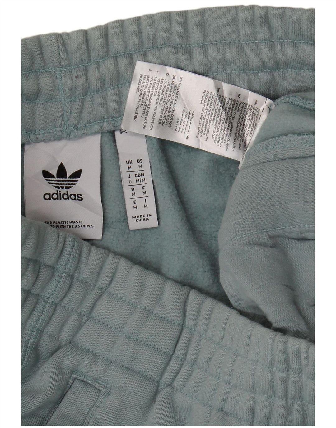 Adidas Pantalon de survêtement pour homme en coton bleu moyen
