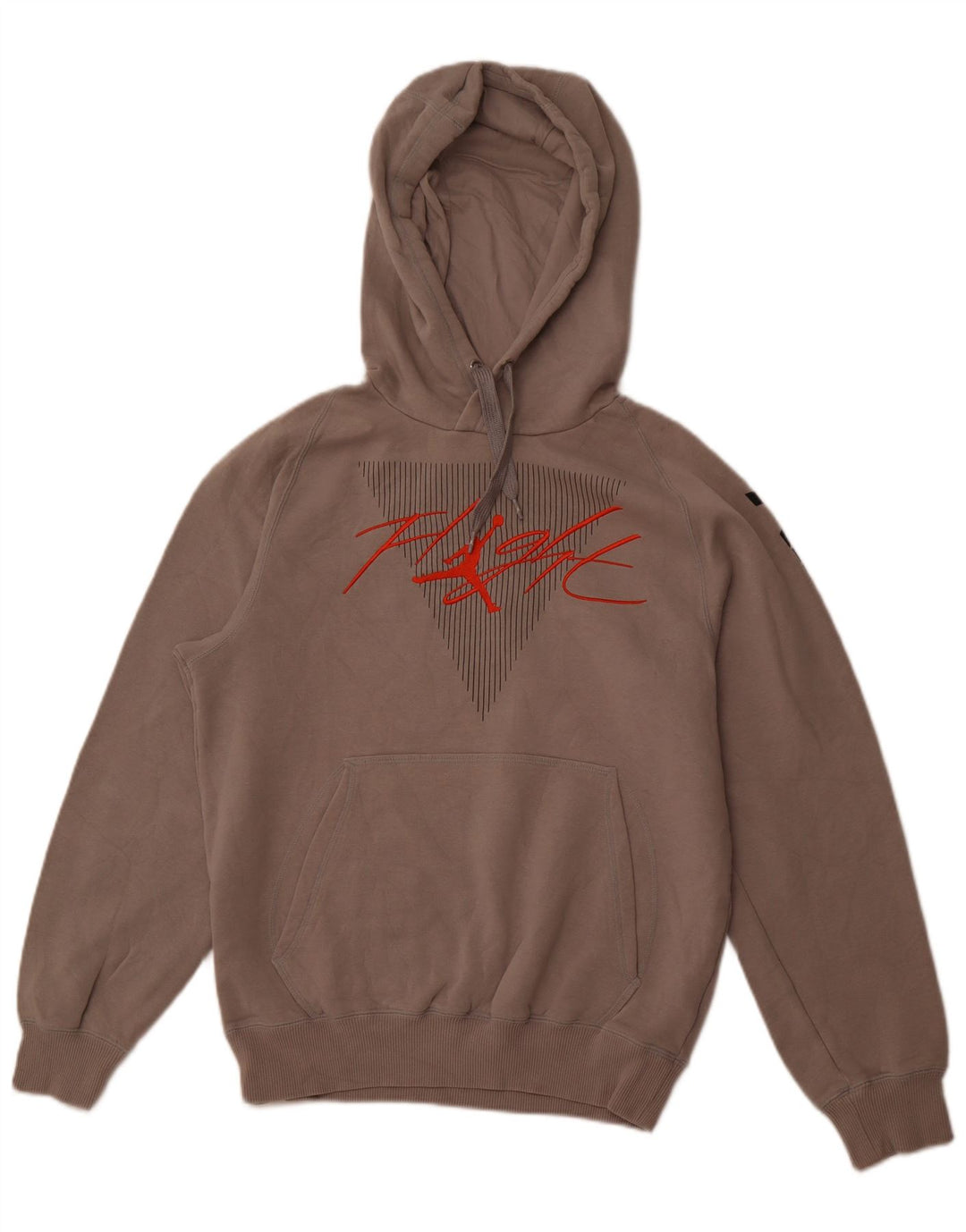 JORDAN Pull à capuche graphique pour homme Petit coton gris