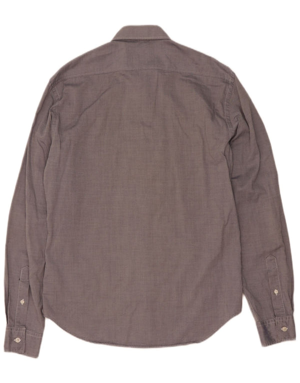 Burberry Mens Shirt Small Blue Cotton