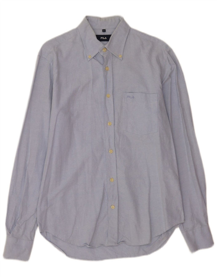 Fila Chemise Homme Bleu Moyen Coton