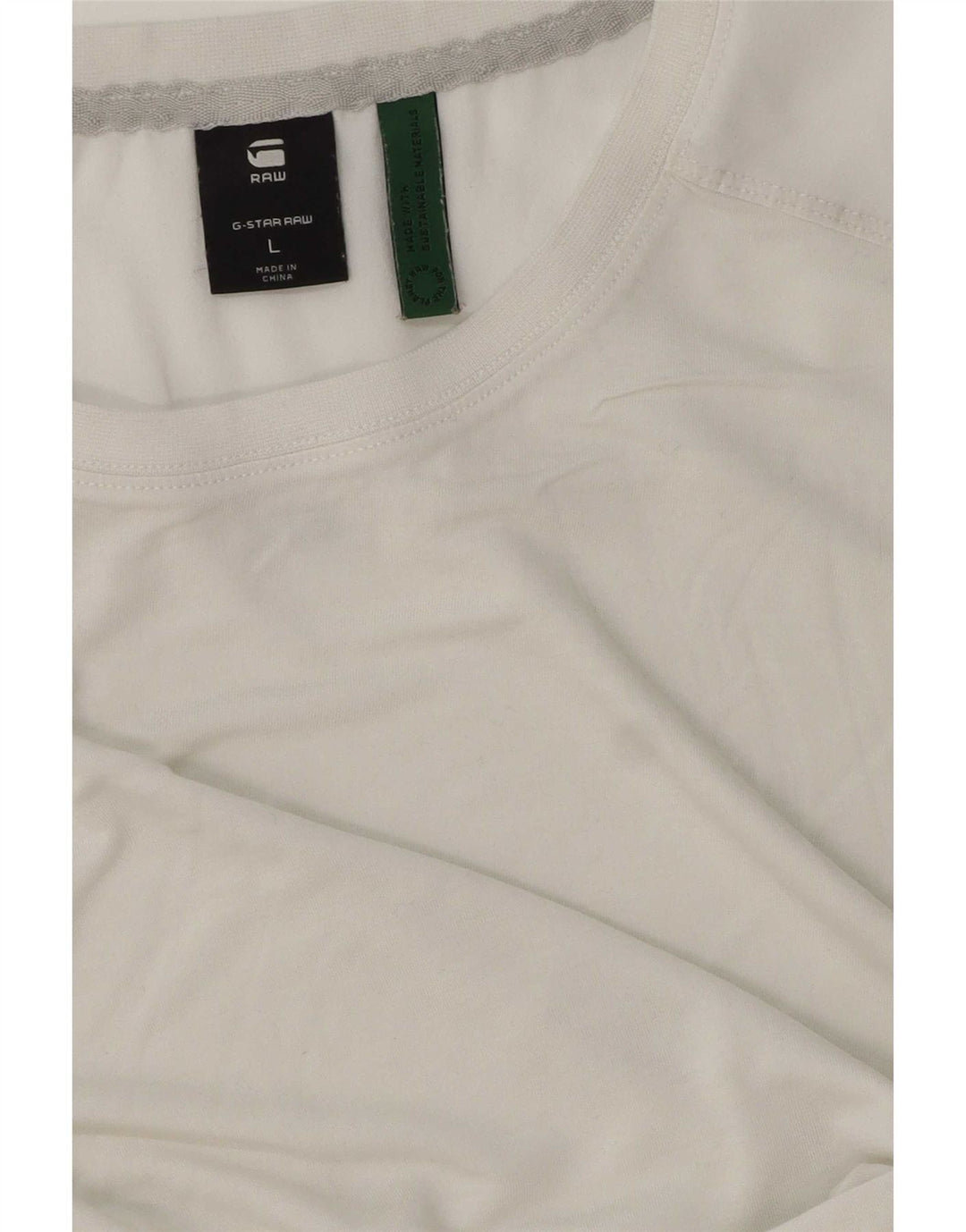 G-Star T-Shirt Homme Haut Large Blanc