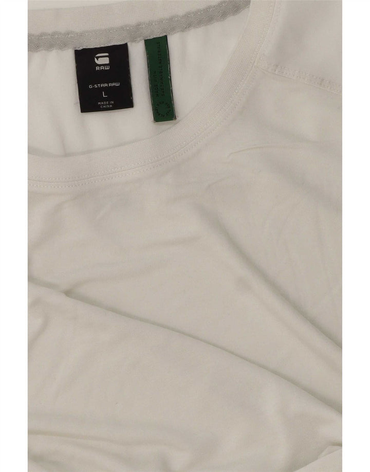 G-Star T-Shirt Homme Haut Large Blanc