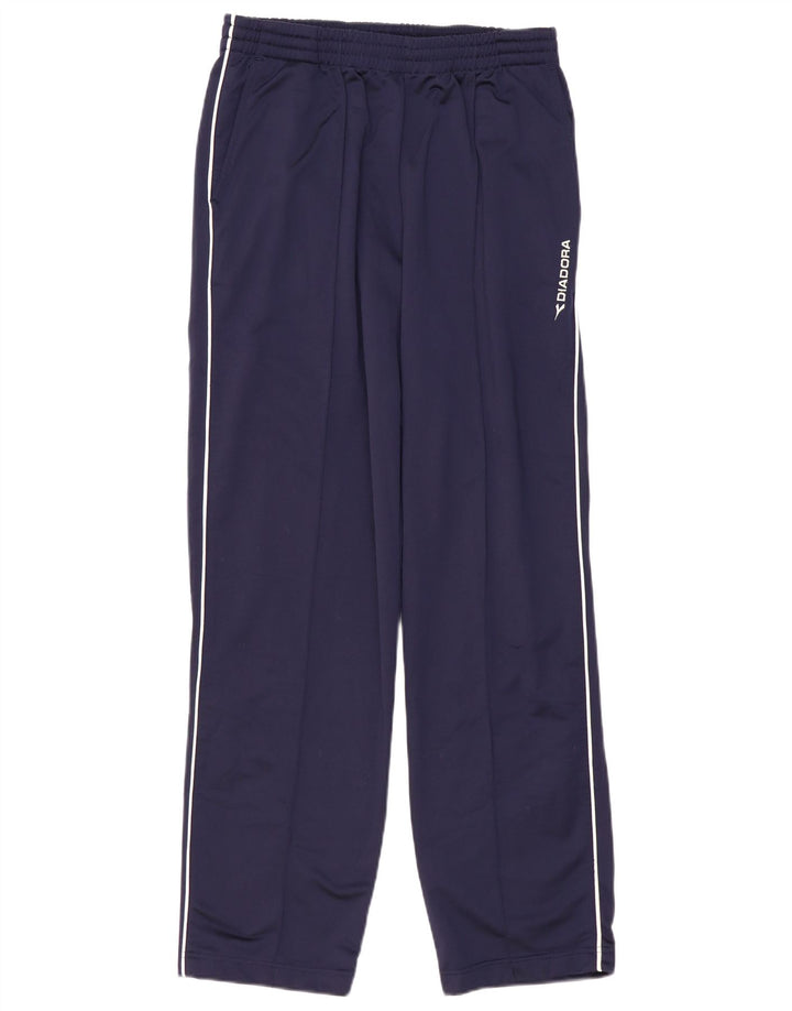 DIADORA Pantalon de survêtement pour homme UK 38 Bleu marine moyen Polyester