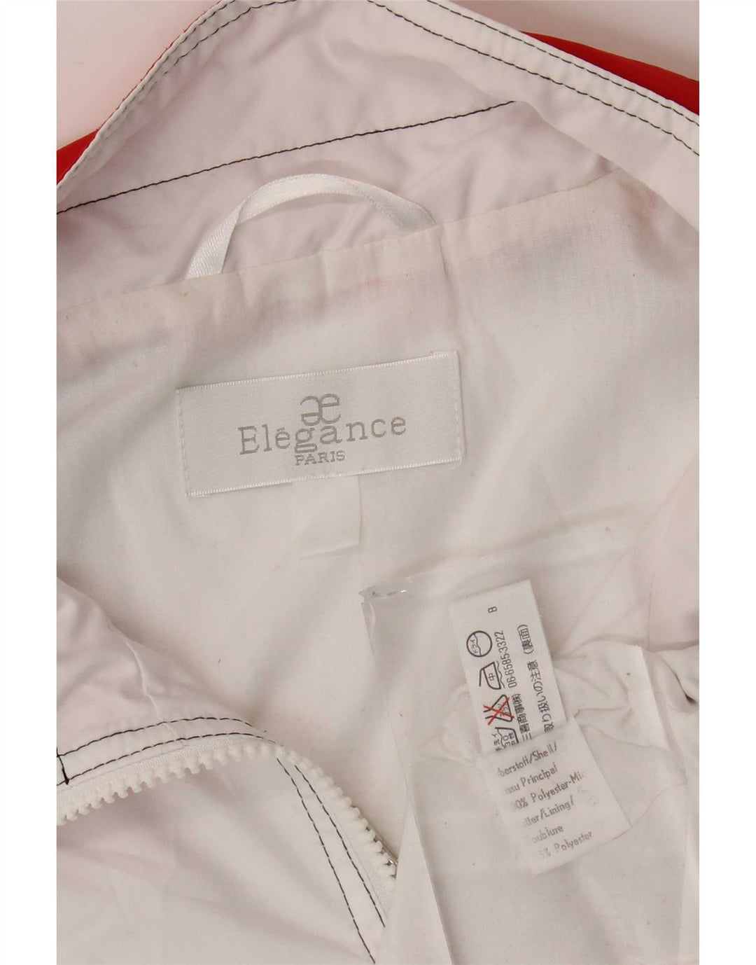 Elegance Womens Crop Gilet UK 16 Grand Blanc Colorblock Polyester