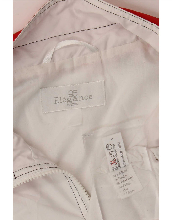 Elegance Womens Crop Gilet UK 16 Grand Blanc Colorblock Polyester