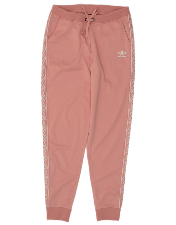 Umbro Pantalon de survêtement graphique pour femme, jogging UK 44, rose moyen