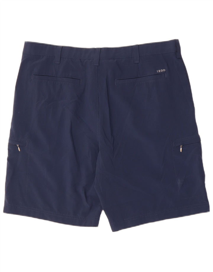 IZOD Short cargo de golf pour homme W36 en polyester bleu marine Taille L